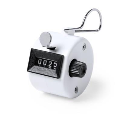 Compteur blanc à 4 chiffres manuel en ABS Yods