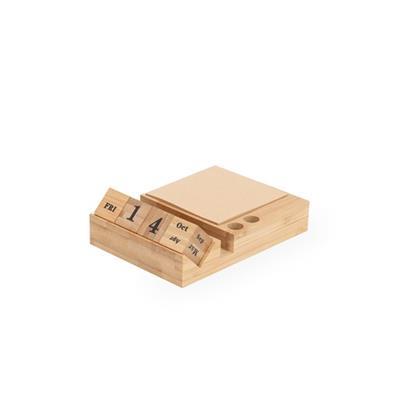 Bloc-notes support téléphone en bambou Mateo