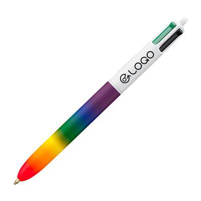 Stylo BIC 4 couleurs arc en ciel Rainbow