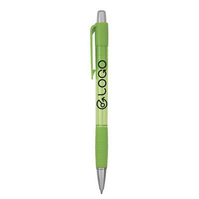 Stylo à bille robuste rétractable caoutchouté Louz
