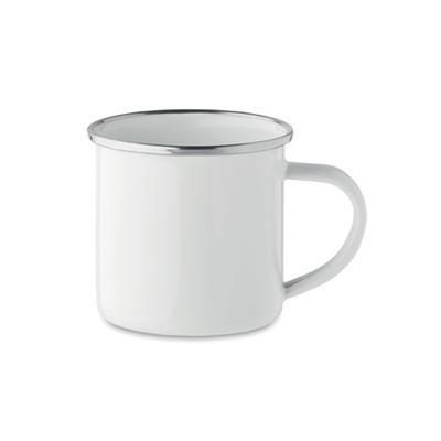 Mug vintage en métal avec couche d'émail Dario