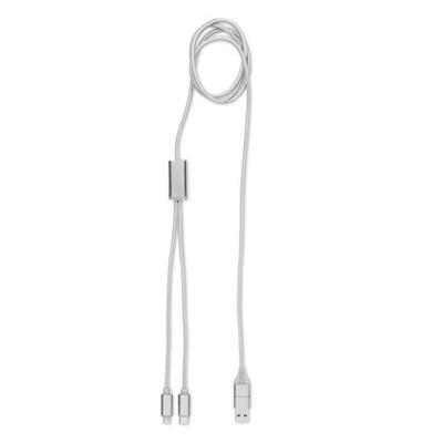Câble de recharge 2 en 1 en aluminium Zourak