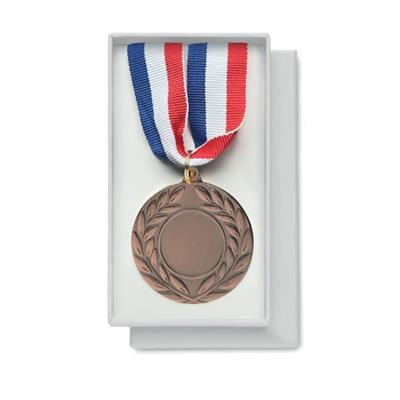 Médaille en fer avec sangle en polyester Gresso