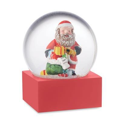 Boule à neige de Noël en verre attrayant Boule