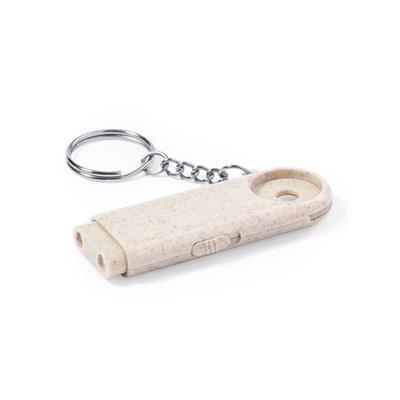 Porte-clé multifonction avec jeton en ABS Sorley