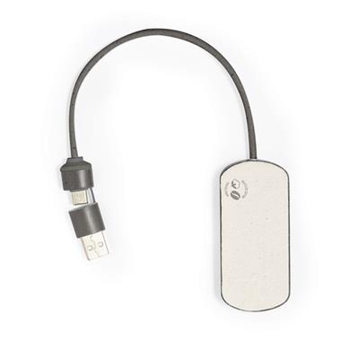 Port USB double connexion en fibre de café Gigor