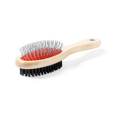 Brosse pour animaux de compagnie en bois Solay
