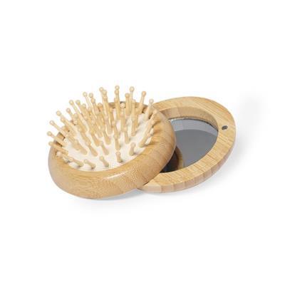 Brosse avec miroir en bambou naturel Harrison