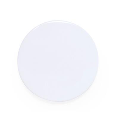Broche classique de grande taille blanche Jeniro