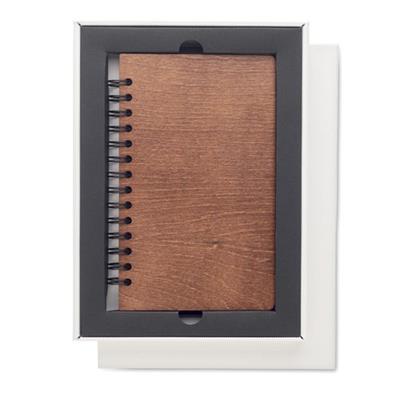 Carnet A5 haut de gamme en bois robuste Siefa