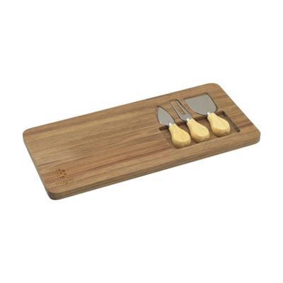Plateau de fromages en bois d'acacia durable Kalbe