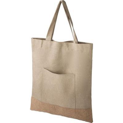 Sac shopping en polyester RPET résistant Larry