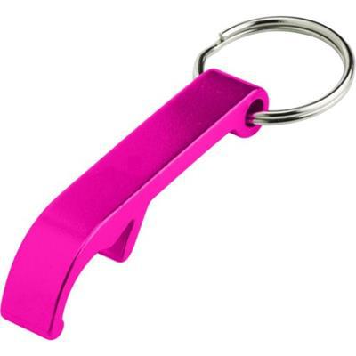 Porte-clés en aluminium avec décapsuleur Madalo