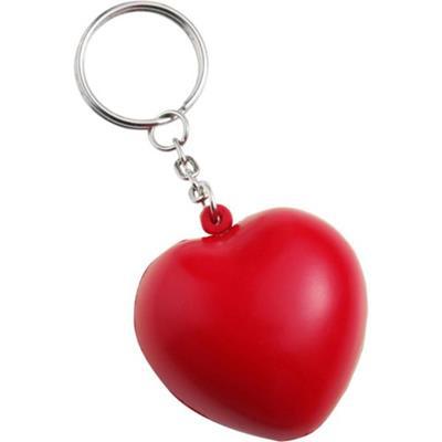 Porte-clés anti-stress en PU design cœur Heart