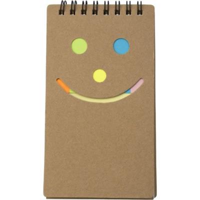 Carnet de notes A6 à spirale en carton Mikus