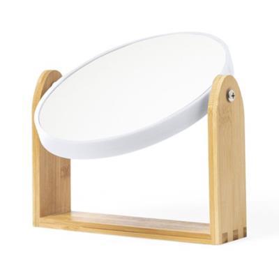 Miroir forme rond bambou support Candice