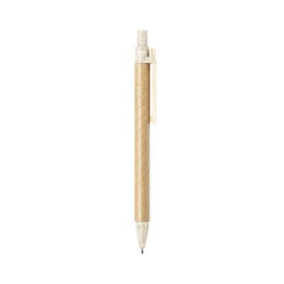 Stylo à bille rétractable pratique en bois Nazgun