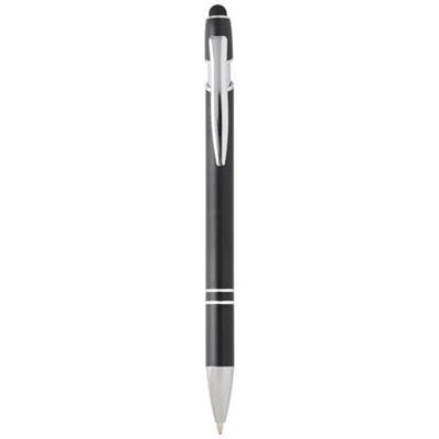 Stylo bille finition argentée avec stylet Karpon