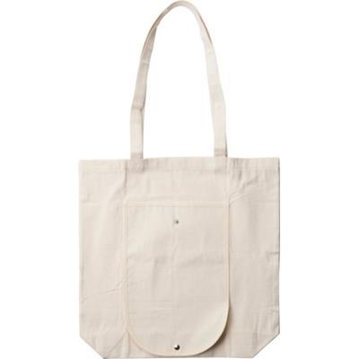 Sac shopping pliable en coton à anse longue Saky