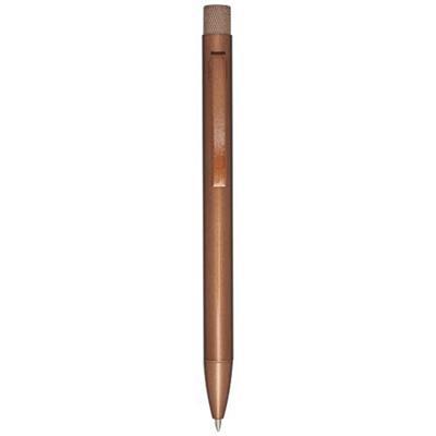 Stylo bille en laiton recyclé à encre noire Aranje