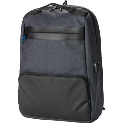 Sac à dos porte-ordinateur élégant en PVC Remy