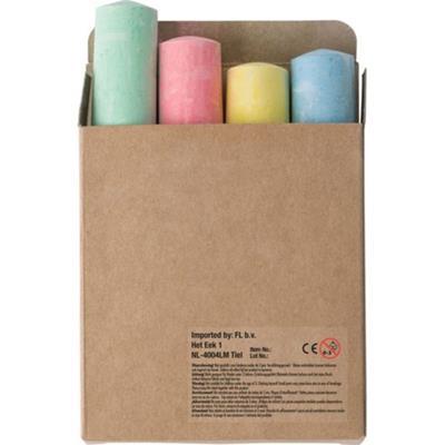 Set de 4 craies avec boite kraft Ogile