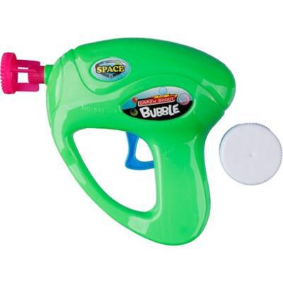 Pistolet à bulles en plastique avec flacon Helios