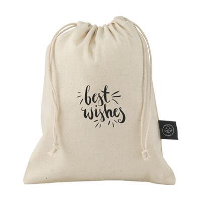 Sac cadeau en coton recyclé avec cordons Latorio