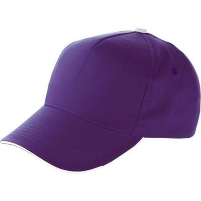 Casquette sandwich 5 panneau en coton Bagio