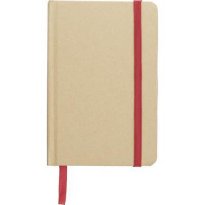 Carnet A6 en matériau recyclé et en polyester Bang