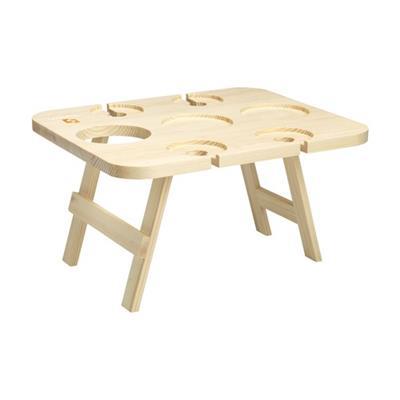 Table à vin pliable en bois de pin robuste Kresta