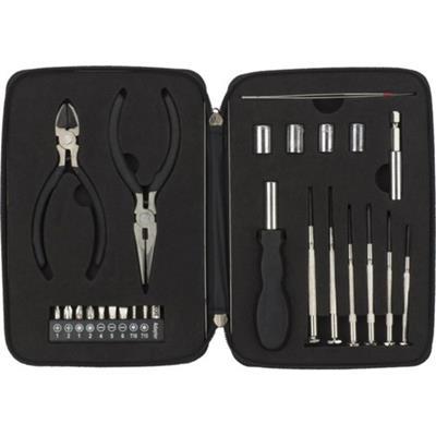 Boîte à outils de 26 pièces en aluminium Alisma
