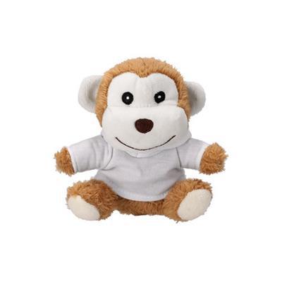 Ours en peluche en polyester avec sweat-shirt Milo