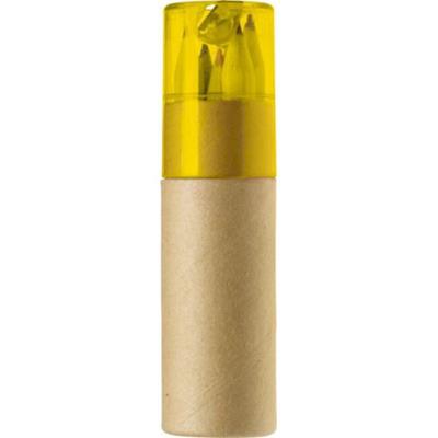 Tube cartonné de 6 crayons en ABS Toopane