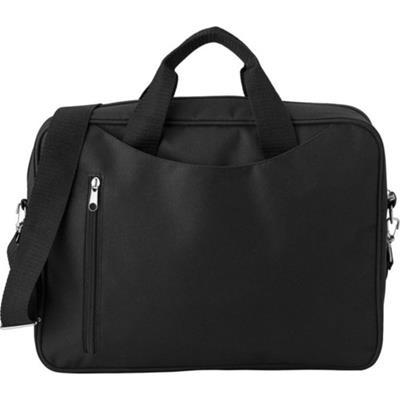 Sacoche porte-ordinateur en polyester Geraldin