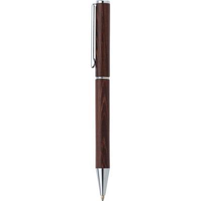 Stylo bille en palissandre et en métal Rachelle