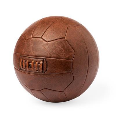 Ballon de football rétro en éco-cuir résistant Luc
