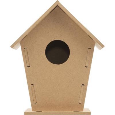 Nichoir en bois et en MDF de couleur brun Swift