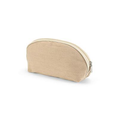 Trousse de toilette en jute design simple Daisy