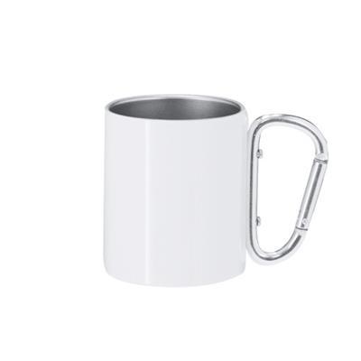 Tasse en acier 220 ml avec poignée mousqueton Find