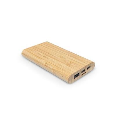 Powerbank robuste en bambou 10 000 mAh Kaius