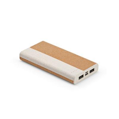 Powerbank en liège 10 000 mAh en liège Lucio