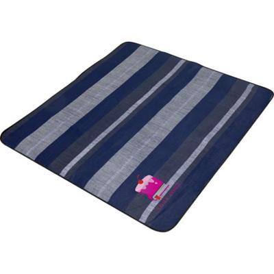 Plaid pique-niquer à motif rayée en tissu Sage
