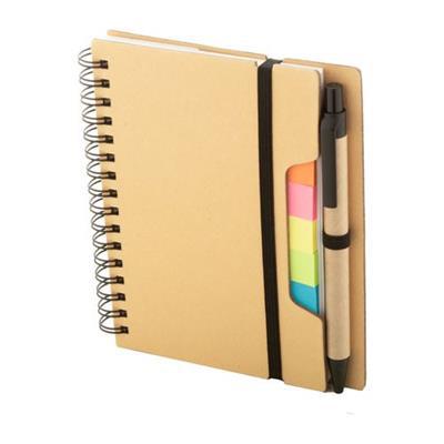 Carnet à spirales A6 en papier recyclé Sinaye