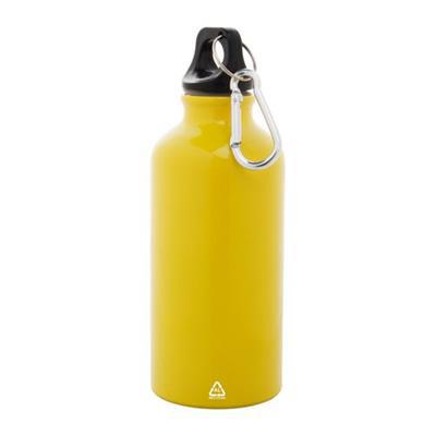 Gourde en aluminium recyclé avec mousqueton Banner
