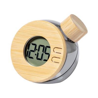 Horloge de table numérique à eau en bambou Dopper