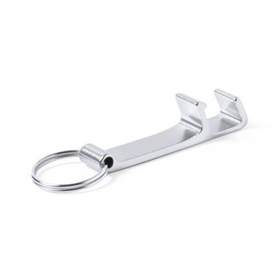 Porte-clés multifonctionnel en aluminium Delfiche