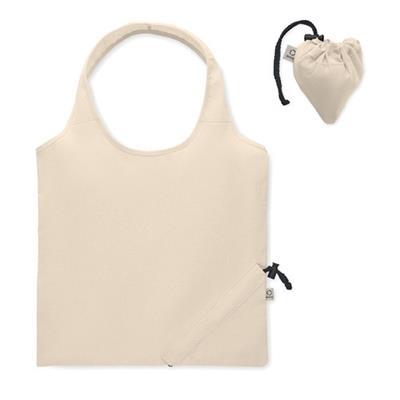 Shopping bag pliable en coton 140 gr/m² Larrie