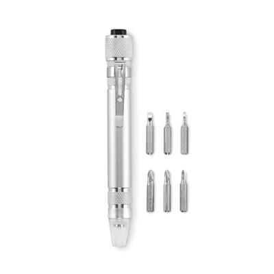 Outil multifonction en alu en forme de stylo Tuléa