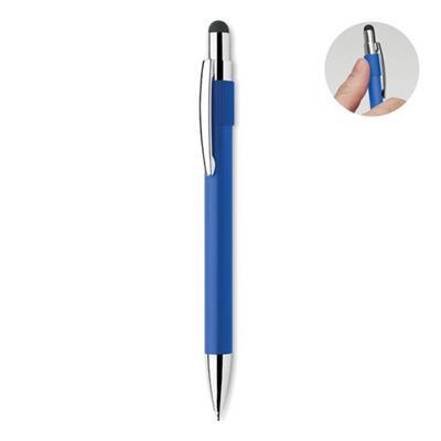 Stylo bille à poussoir en aluminium recyclé Eddy